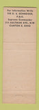 Matchbook Cover - Knights of Malta Canton OH Convention 1957 RED