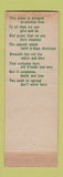 Matchbook Cover - UNAPOC Branch 10 Cleveland OH