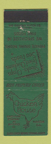 Matchbook Cover - Chicken House Macon GA