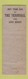 Matchbook Cover - Tire Exchange Dunlop Placerville CA WORN