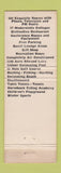 Matchbook Cover - Atwood Lake Lodge Dellroy OH