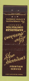 Matchbook Cover - Stew Harrison's Hamburgers
