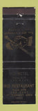 Matchbook Cover - Iris Motel Restaurant Mount Pleasant IA WORN