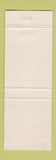 Matchbook Cover - Iris Motel Restaurant Mount Pleasant IA WORN