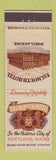 Matchbook Cover - Falmouth Hotel Portland ME