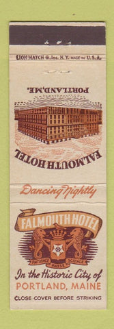 Matchbook Cover - Falmouth Hotel Portland ME