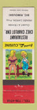 Matchbook Cover - Restaurant Chez Charlot Rimouski QC hillbilly