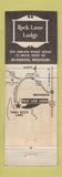 Matchbook Cover - Rock Lane Lodge Resort Branson MO WEAR