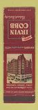 Matchbook Cover - Hotel Irvin Cobb Paducah KY WEAR