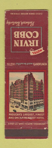 Matchbook Cover - Hotel Irvin Cobb Paducah KY WEAR