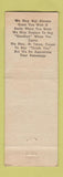 Matchbook Cover - Airport Tavern Pontiac MI