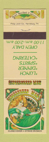 Matchbook Cover - Gingerbread Man Carlisle Hershey York Gettysburg PA girlie