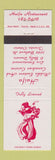 Matchbook Cover - Haifa Middle Eastern Restaurant Toronto ON girlie
