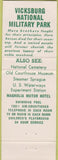 Matchbook Cover - Magnolia Motor Hotel Vicksburg MS