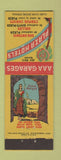 Matchbook Cover - Plaza Hotels San Antonio Dallas Corpus Christi TX girlie