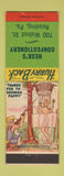 Matchbook Cover - Heck's Confectionery Reading PA hillbilly