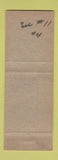 Matchbook Cover - Heck's Confectionery Reading PA hillbilly