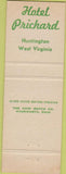 Matchbook Cover - Hotel Prichard Huntington WV