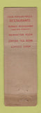 Matchbook Cover - New Yorker Hotel New York City UNION QUALITY WORN