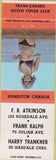 Matchbook Cover - Trans Canada Match Club Hamilton ON pinup orange