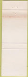 Matchbook Cover - Trans Canada Match Club Hamilton ON pinup orange