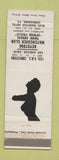 Matchbook Cover - Keystone Match Club RMS Harrisburg PA girlie silhouette WEAR