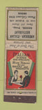 Matchbook Cover - American Italian Restaurant Chicago IL STAR MATCH TRIMMED?