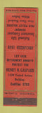 Matchbook Cover - National Life Insurance STAR MATCH WORN