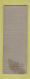 Matchbook Cover - National Life Insurance STAR MATCH WORN
