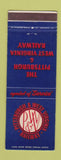 Matchbook Cover - Pittsburgh and West Virginia Railway Railroad