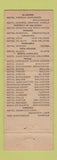 Matchbook Cover - Claypool Hotel Indianapolis IN