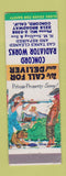 Matchbook Cover - Concord Radiator Works CA hillbilly