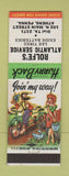 Matchbook Cover - Rolfe's Atlantic oil gas Athens PA hillbilly