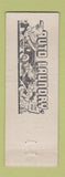 Matchbook Cover - Downtown Car Wash oil gas Simonizing Pontiac MI pinup