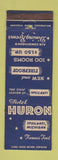 Matchbook Cover - Hotel Huron Ypsilanti MI