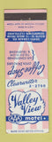 Matchbook Cover - Valley View Motel Cleveland OH