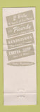 Matchbook Cover - Muehlebach Hotel Kansas City MO WEAR