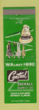 Matchbook Cover - Central Overall Detroit MI WEAR