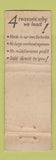 Matchbook Cover - High Art Men's Clothes Charlotte NC
