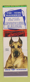Matchbook Cover - White's Restaurant Purcell OK Great Dane WEAR