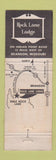 Matchbook Cover - Rock Lane Lodge Resort Branson MO WEAR