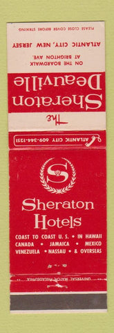Matchbook Cover - Sheraton Deauville Atlantic City NJ hotel