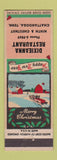 Matchbook Cover - Dixieanna Restaurant Chattanooga TN Christmas