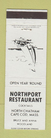 Matchbook Cover - Northport Restaurant North Chatham MA