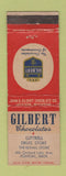 Matchbook Cover - Gilbert Chocolates Luttrell Drug Store Pontiac MI WEAR