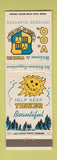 Matchbook Cover - Tinker Air Force Base Oklahoma City OK