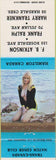 Matchbook Cover - Trans Canada Match Club Hamilton ON pinup blue