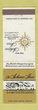 Matchbook Cover - Schine Inn Chicopee MA