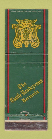 Matchbook Cover - Castle Rendezvous Bermuda WORN