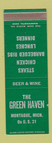 Matchbook Cover - Green Haven Montague MI SAMPLE
